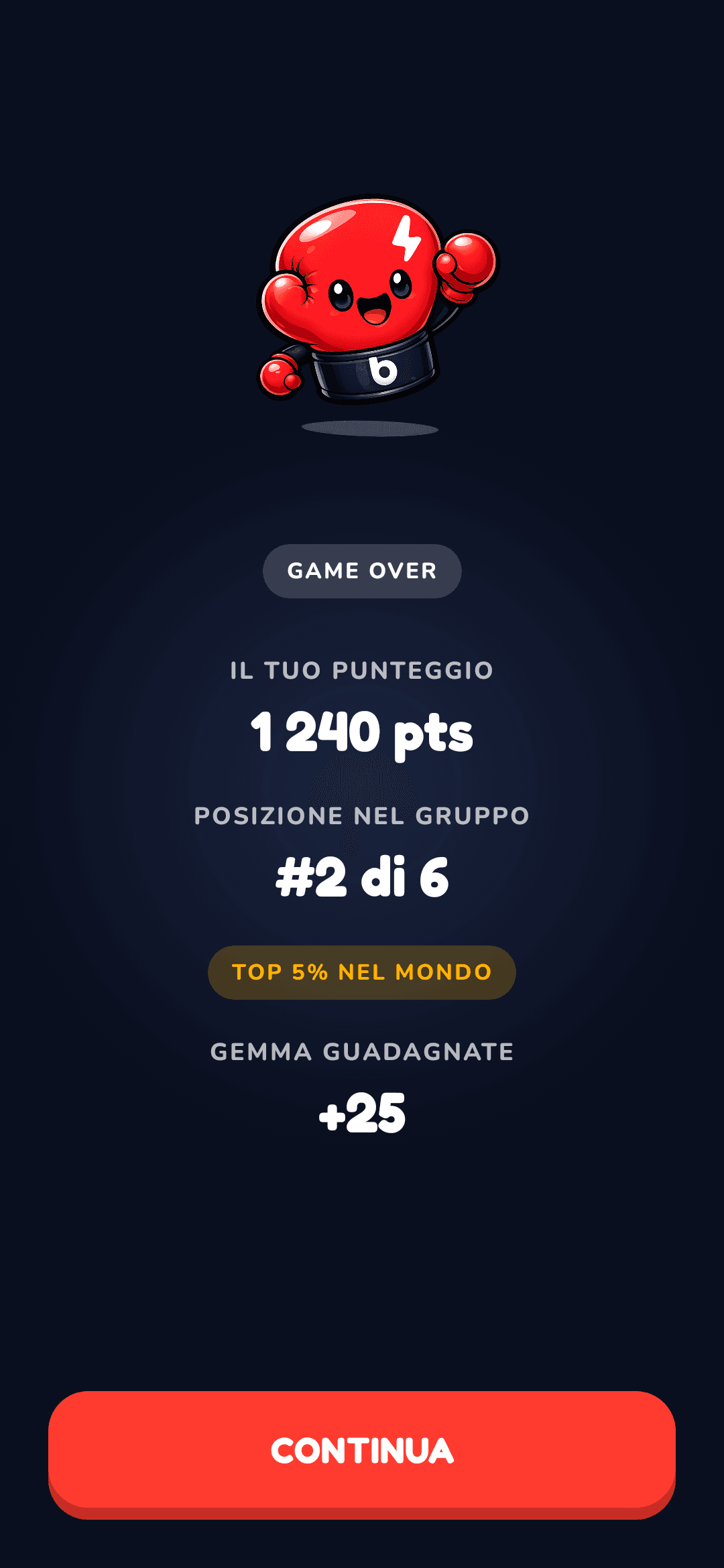 BeatMe schermata di gioco